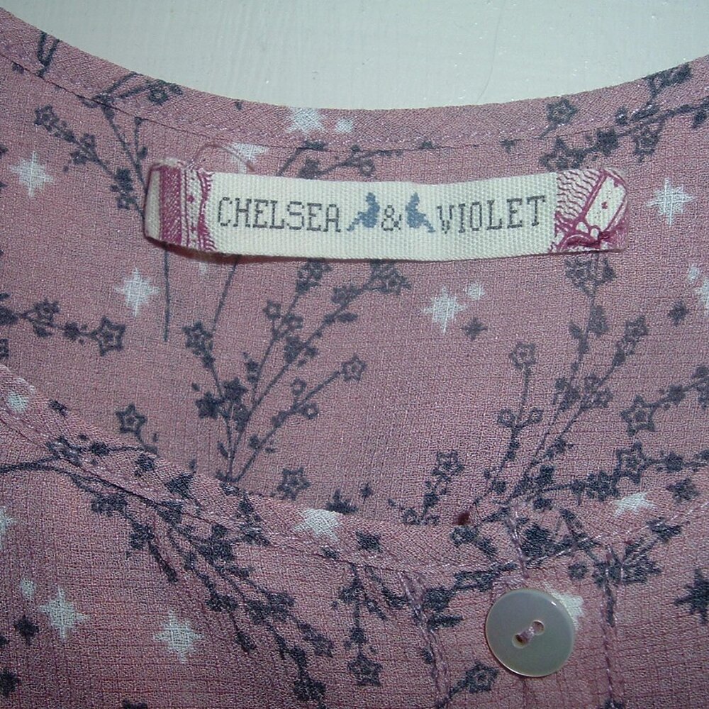 Regency Victorian style blouse ~ Ruffles, smocked sleeves, button up Coquette - Picture 4 of 5